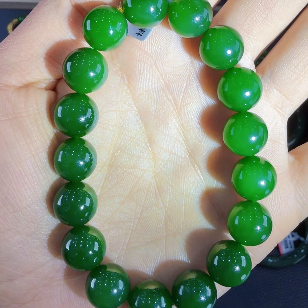 未镶嵌手链和田玉（碧玉）冬***坡