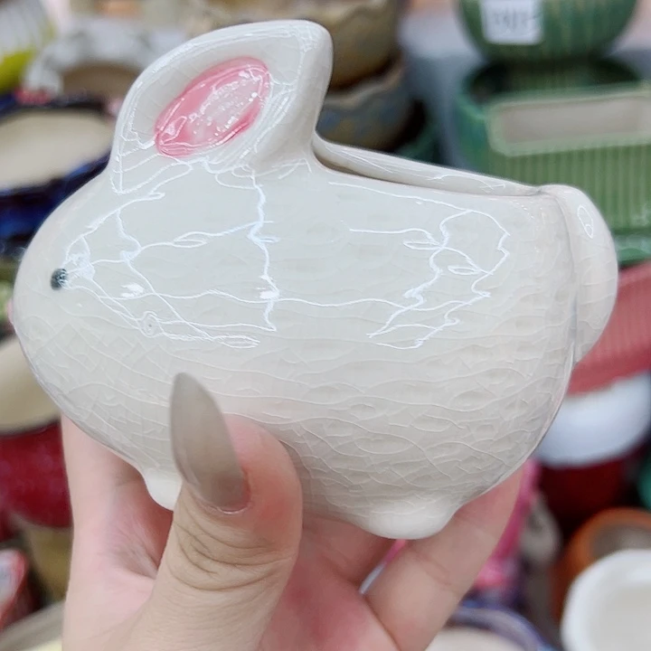 有孔，满10元发货多肉陶瓷花盆