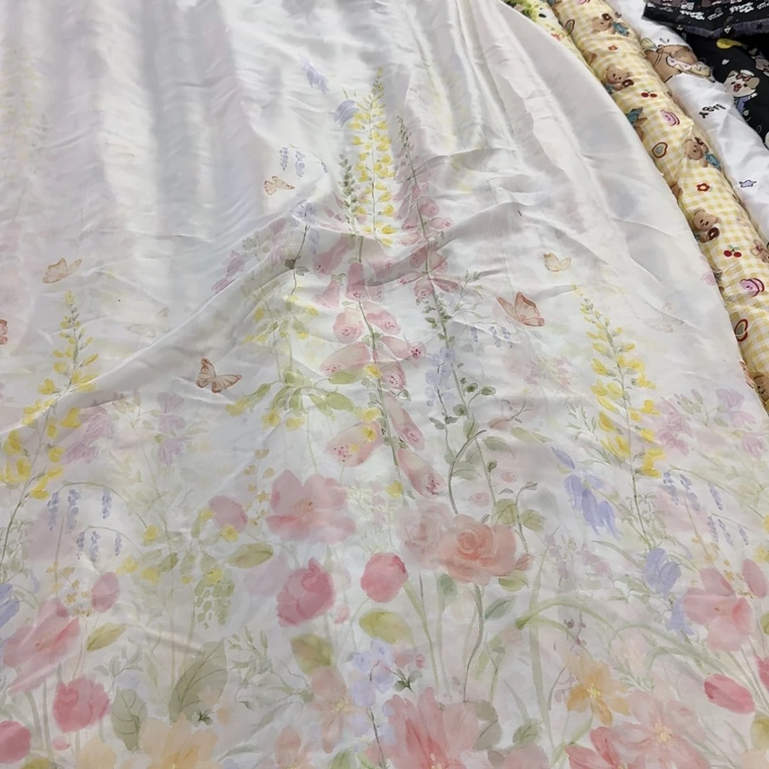 新款人棉贡缎一米价1.5米宽B区超柔软