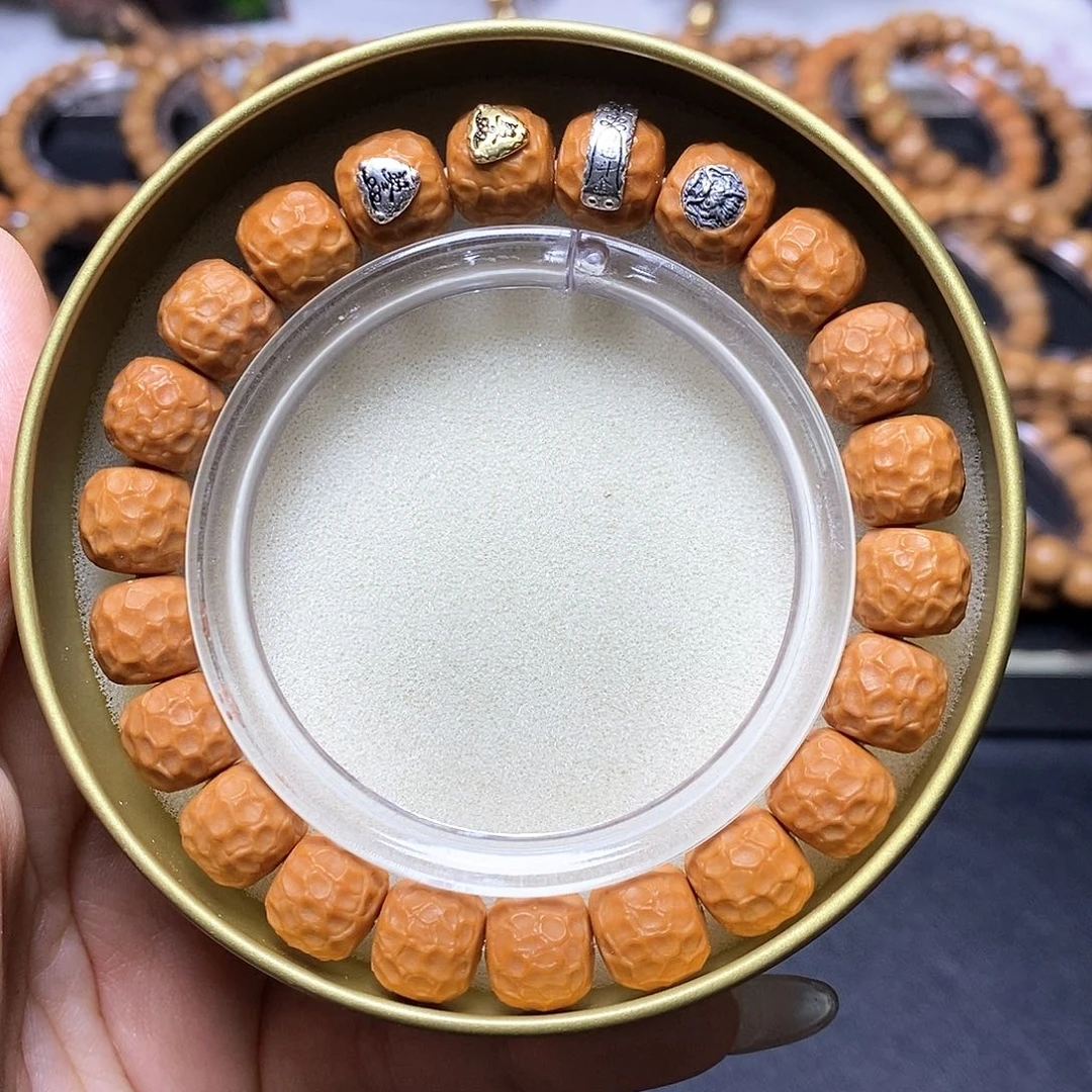 猴头核桃手串四标龙岩龙鳞王尺寸11左右全品单号337号