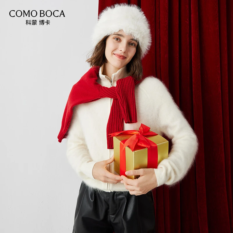 长袖针织女宽松半高领纯色秋冬羊绒衫KSS1988