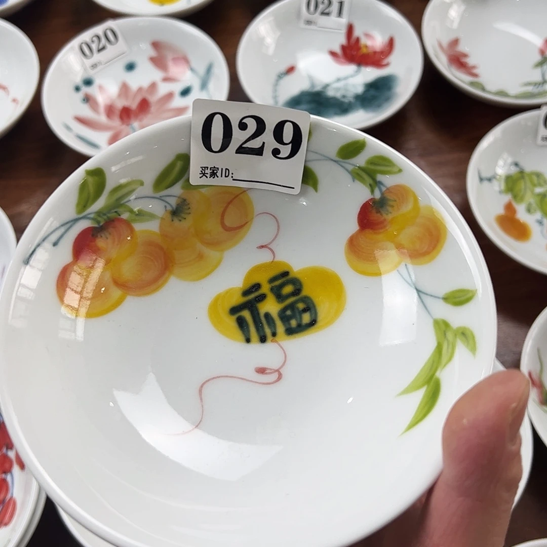 瓷片景德镇陶瓷手工手绘制作