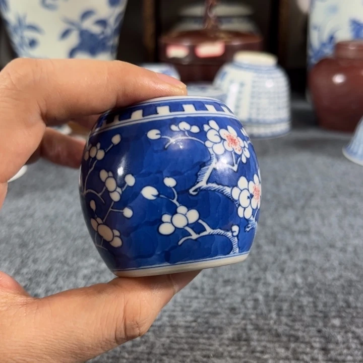锅***號罐一个青花的小罐子
