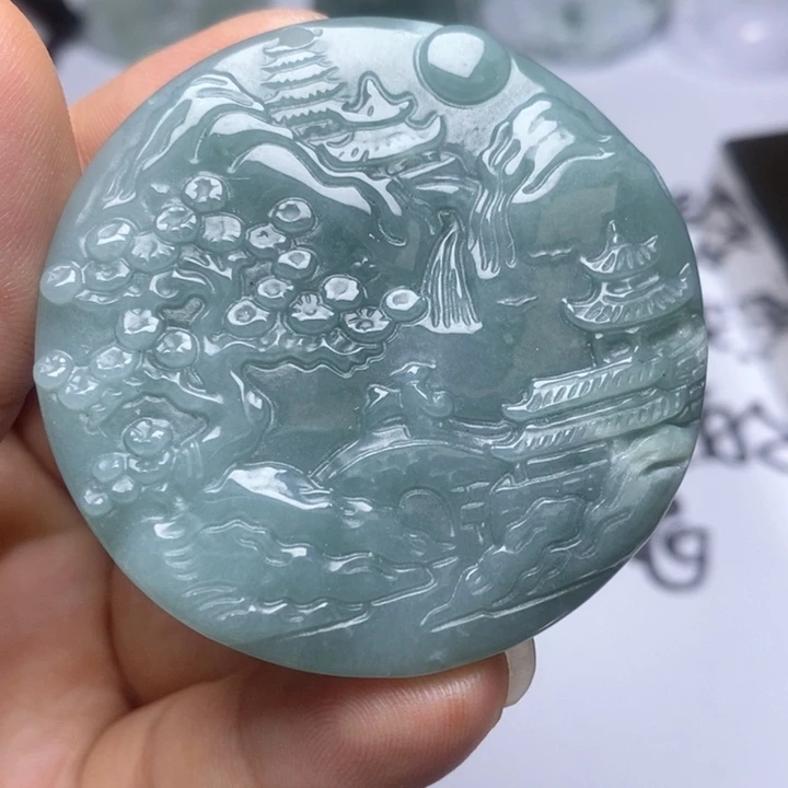 颈饰未镶嵌翡翠翡翠