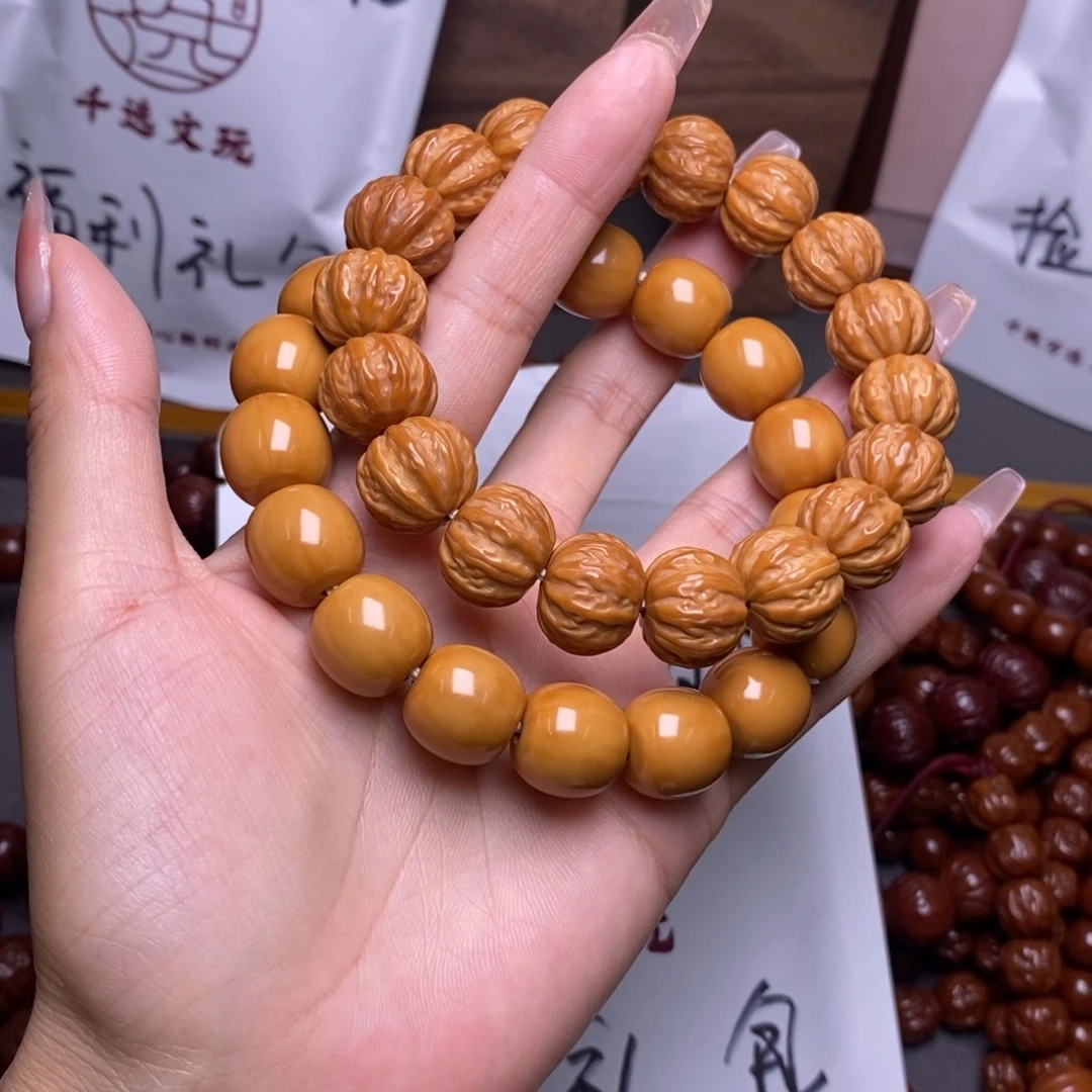 猴头核桃手串老型京八棱