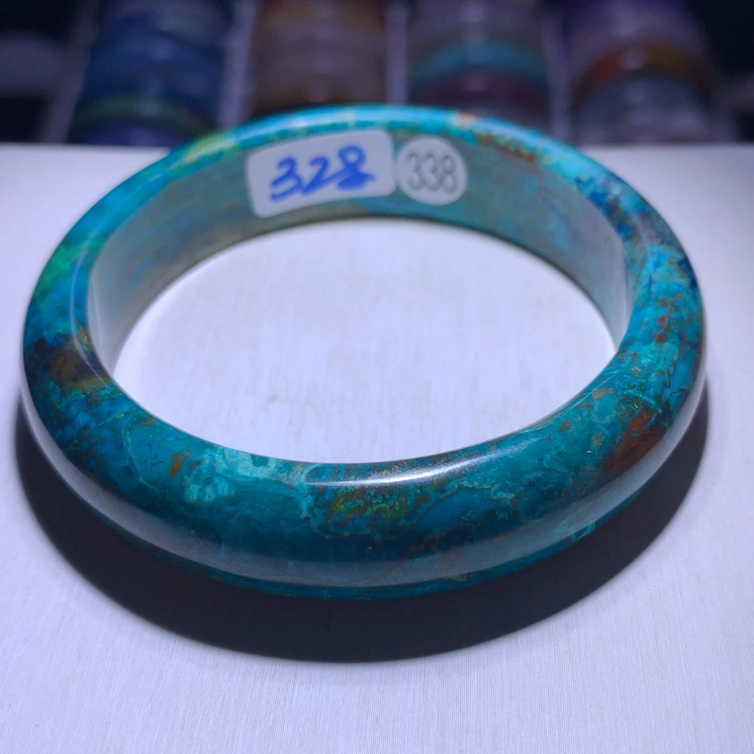 水晶银S925镶嵌手镯凤凰松61圈
