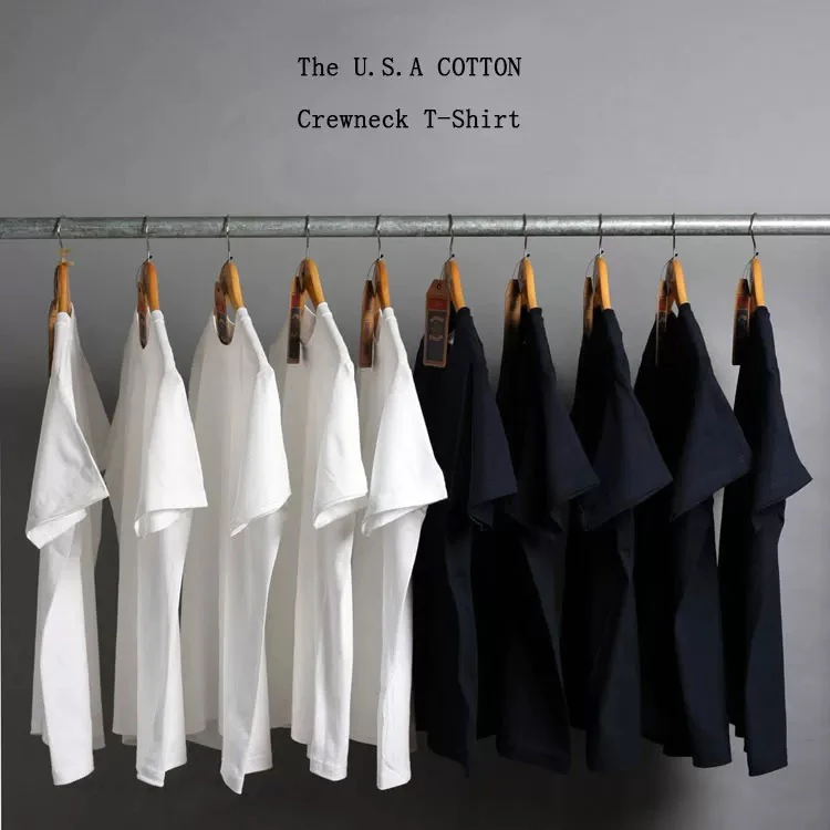 迪 夏季280克重磅纯棉双纱面料休闲T恤衫