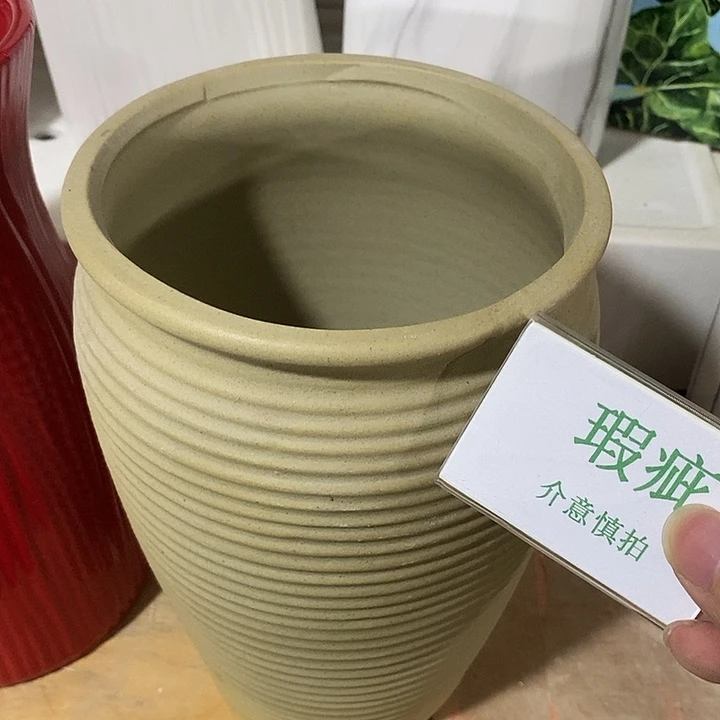 紫砂花盆多肉植物盆瑕疵有孔