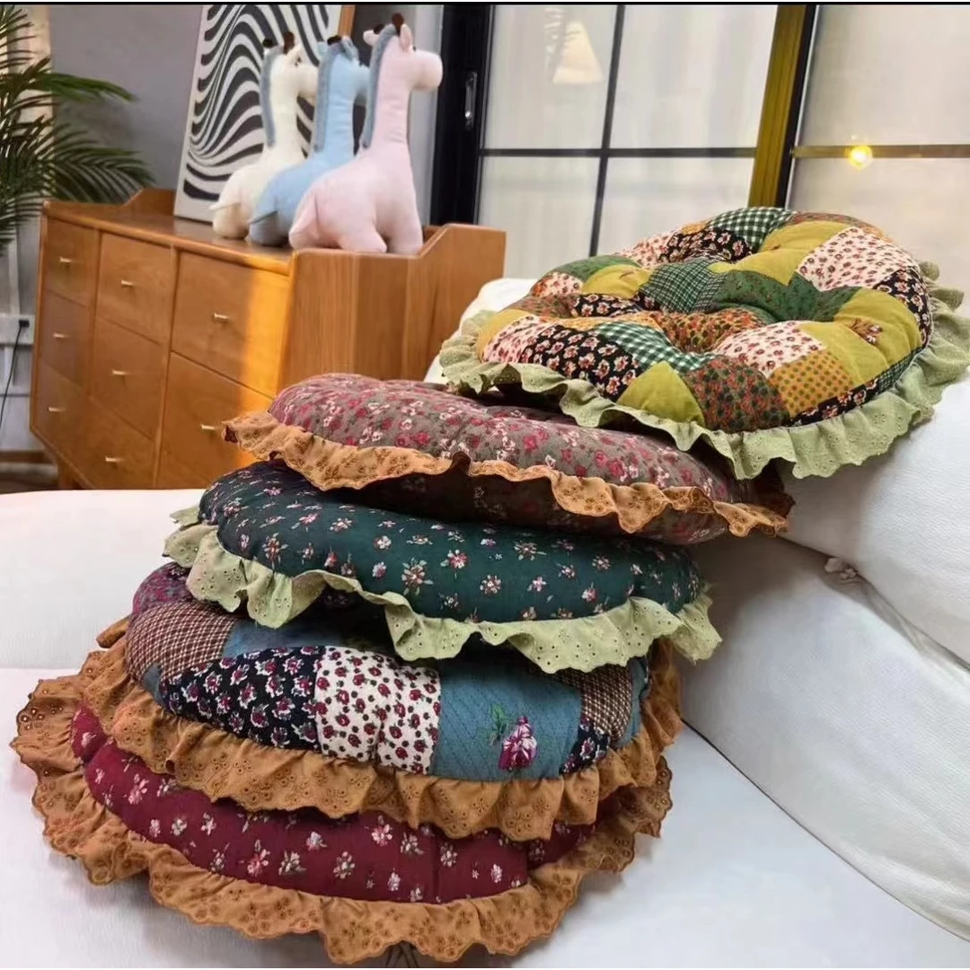 【坐垫】随机发花边坐垫