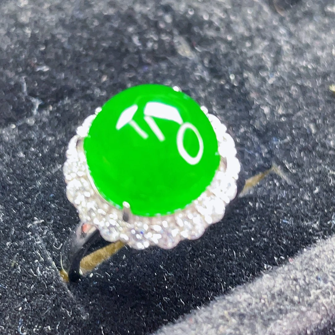 翡翠银S925镶嵌颈饰61