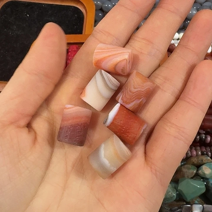 简***好玛瑙/玉髓合金珠宝半成品2号打包