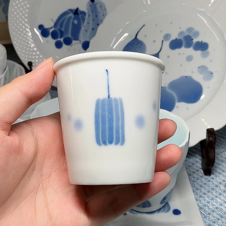 景德镇陶瓷青花瓷杯子