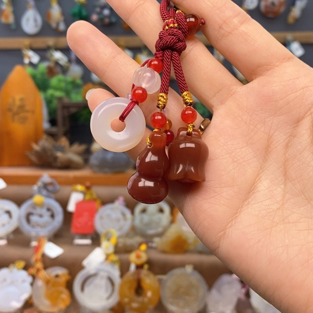 玛瑙/玉髓车挂未镶嵌66666666