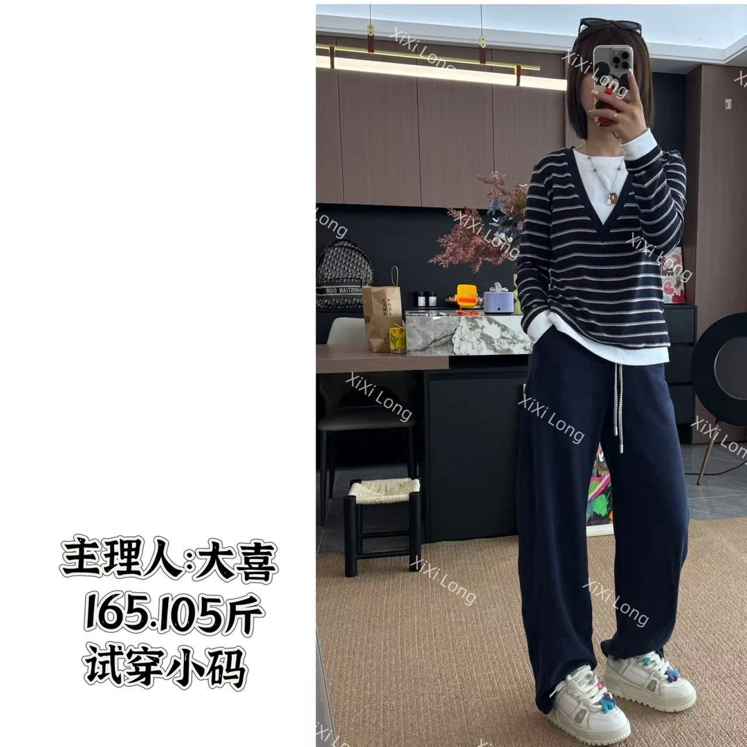大喜｜“梨形救星”秋季高腰抽绳直筒裤 F616