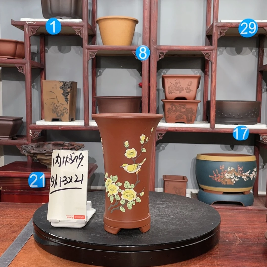 【闪购商品】紫砂茶叶罐紫砂花盆