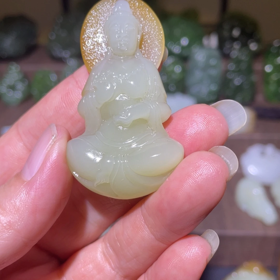 和田玉（糖玉）未镶嵌颈饰