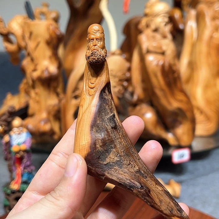 柏木崖柏木手把件摆件
