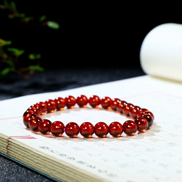 【潜珑】LL-0979天然石榴石宝石芬达手串卡7mm多样性拍一发一