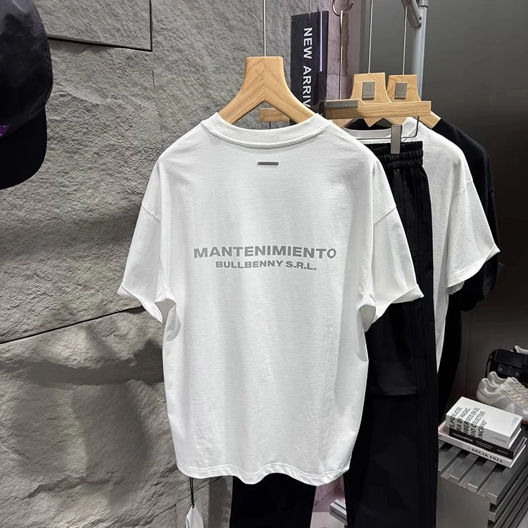 重磅280克！25年新款！王簰质感！FOG高街印花 男宽松短袖T恤9961