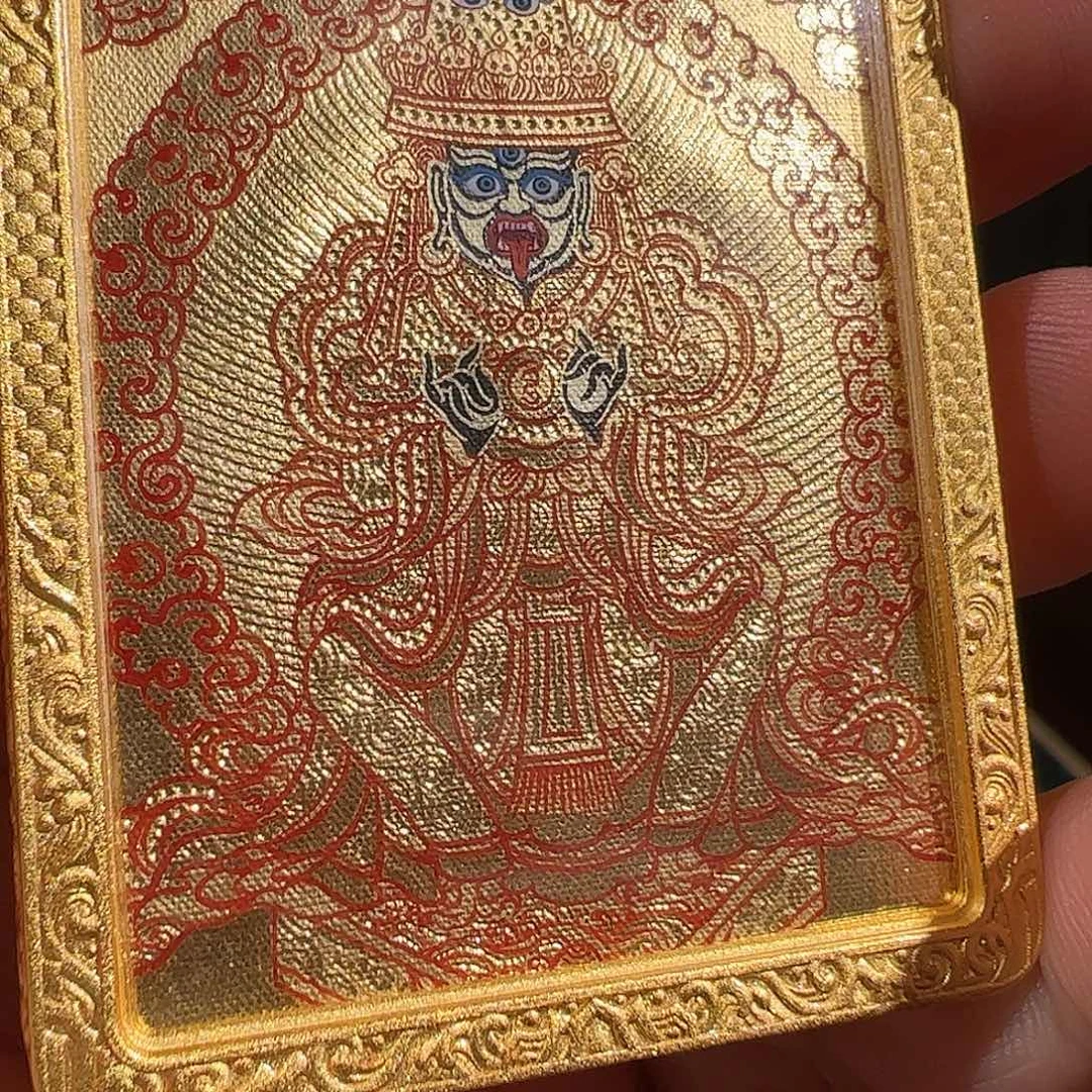 吊坠热贡手绘扎基拉姆