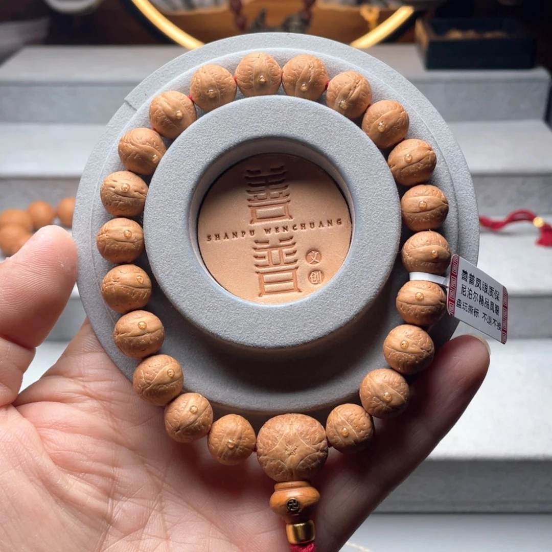 凤眼菩提手串尼泊尔铁籽12mm