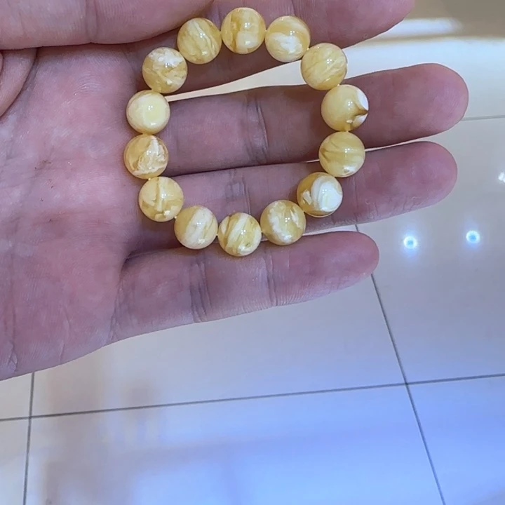 手链琥珀未镶嵌蜜蜡