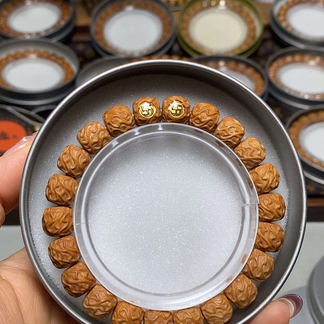 猴头核桃手串378号10左右双标虎须全品