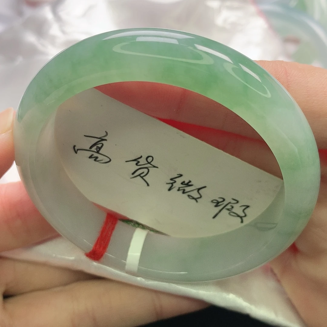 翡翠未镶嵌手镯缅甸5455