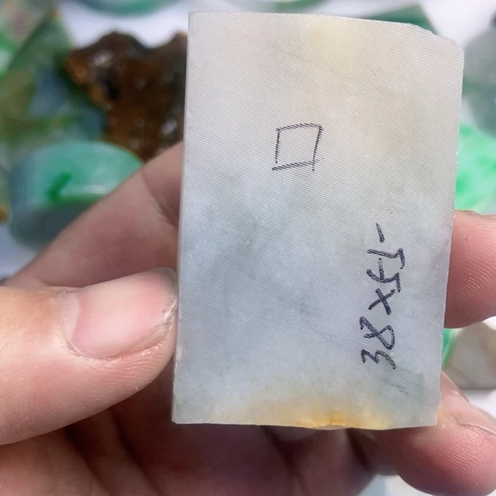 翡翠散珠天然翡翠A货挂件