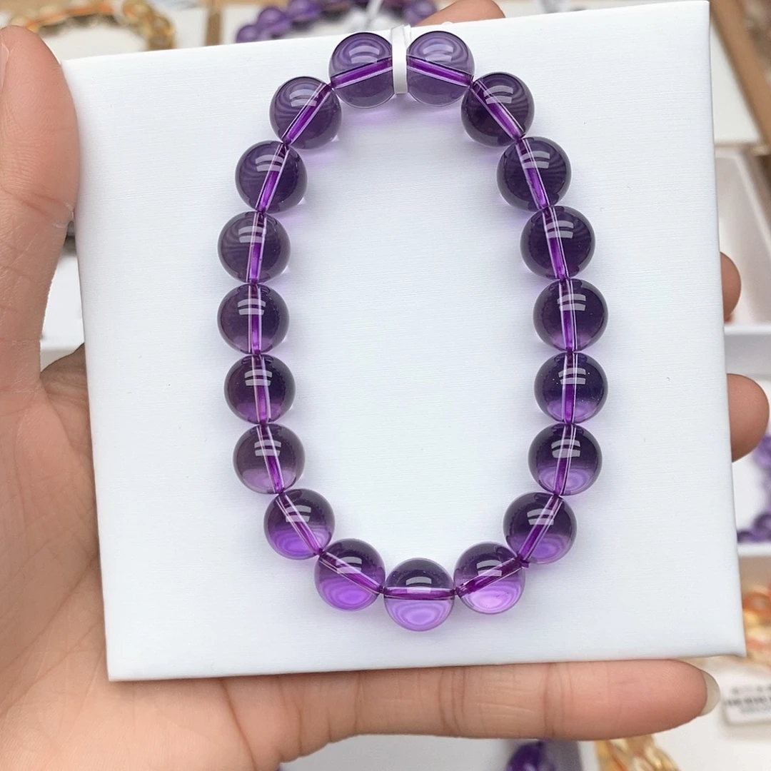 水晶手链未镶嵌巴西紫10