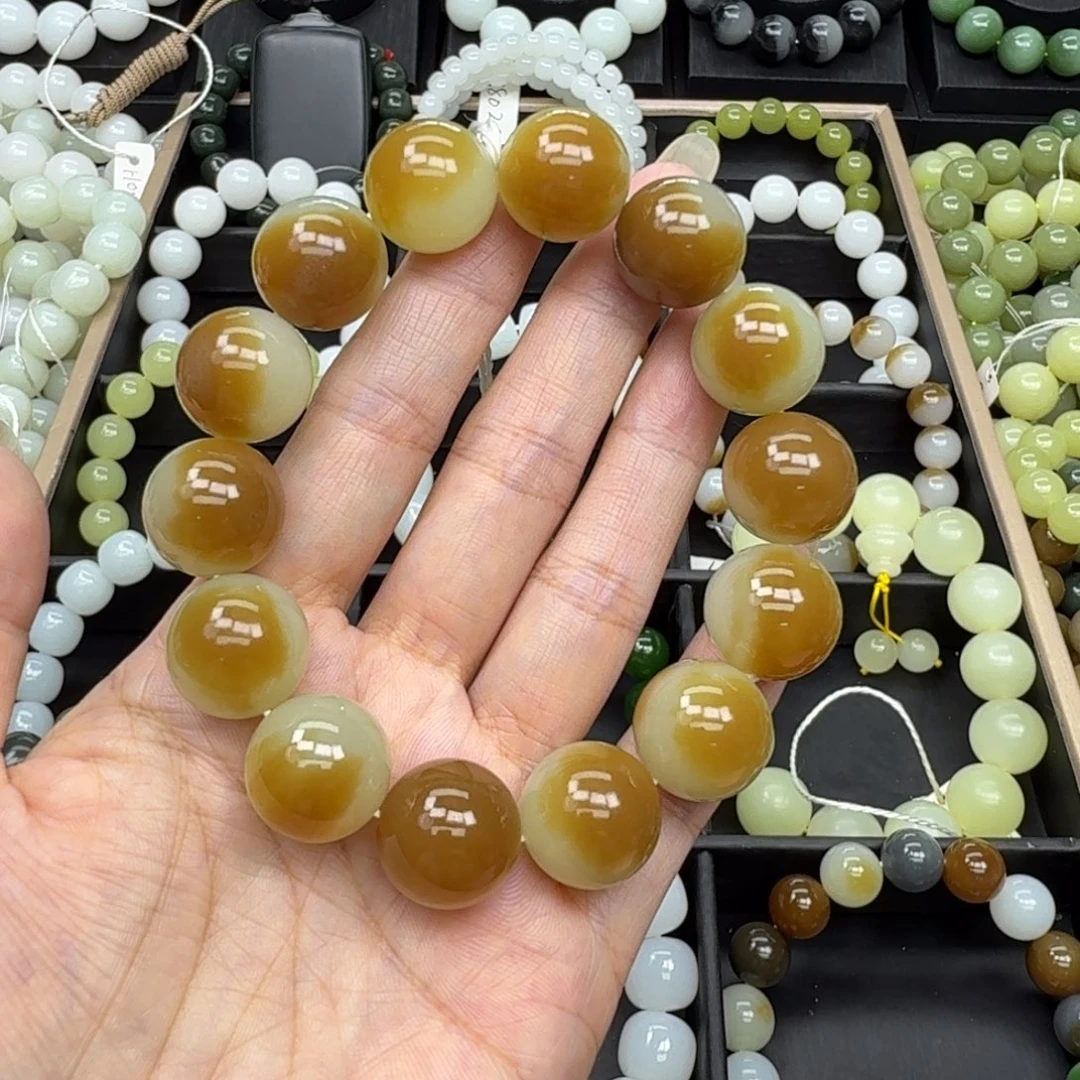 和田玉未镶嵌手链