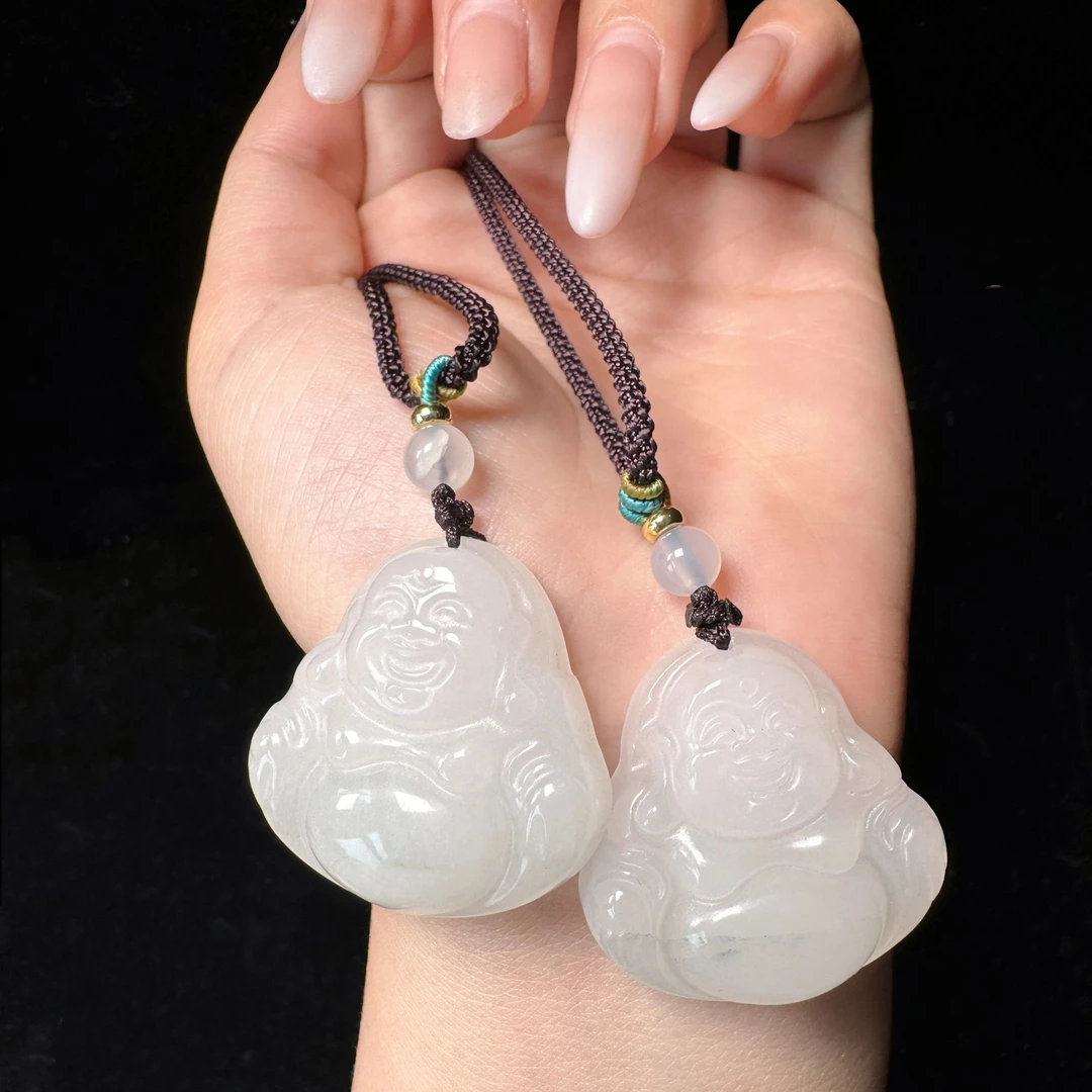 【主播专属】天山翠大肚弥勒佛吊坠【多样性发货，拍一发其一】