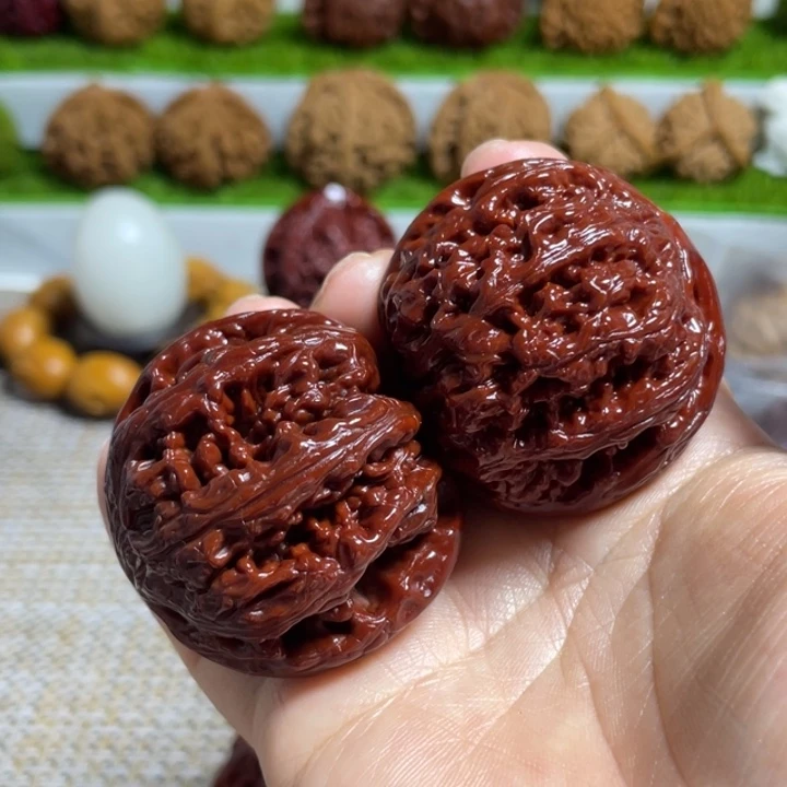 谈***间把件文玩核桃大粗筋