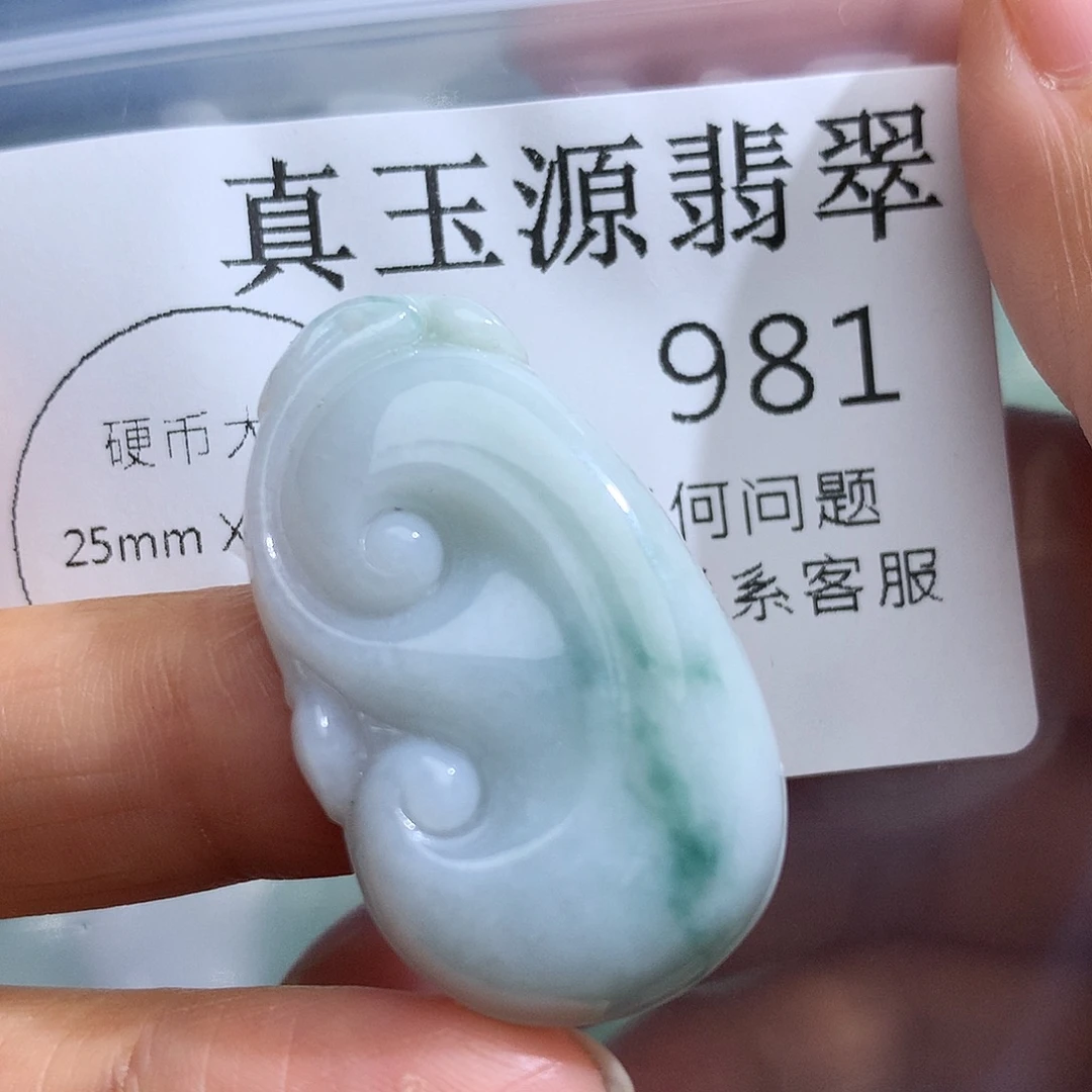 翡翠未镶嵌颈饰981