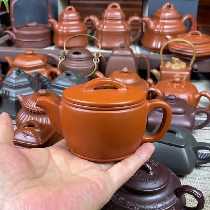 茶壶紫砂汉瓦120-200cc原矿赵庄朱泥特价