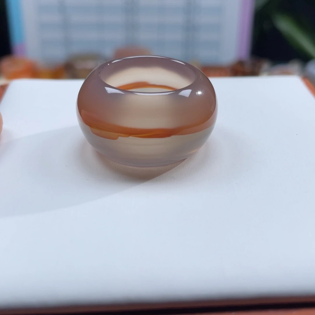 市***林玛瑙/玉髓未镶嵌戒指Z19.5港21