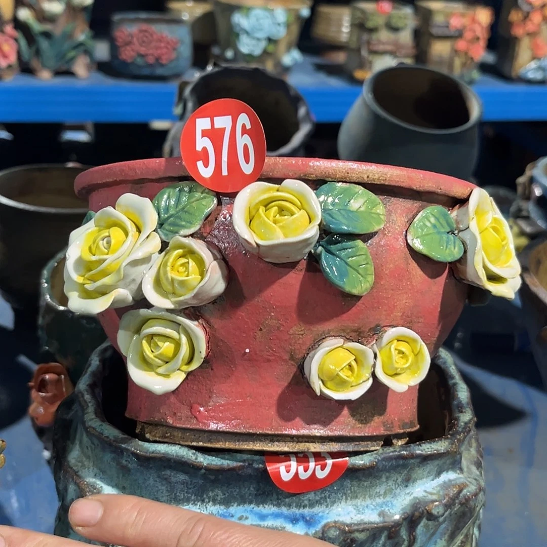 576 号陶然花器多肉植物手工花盆