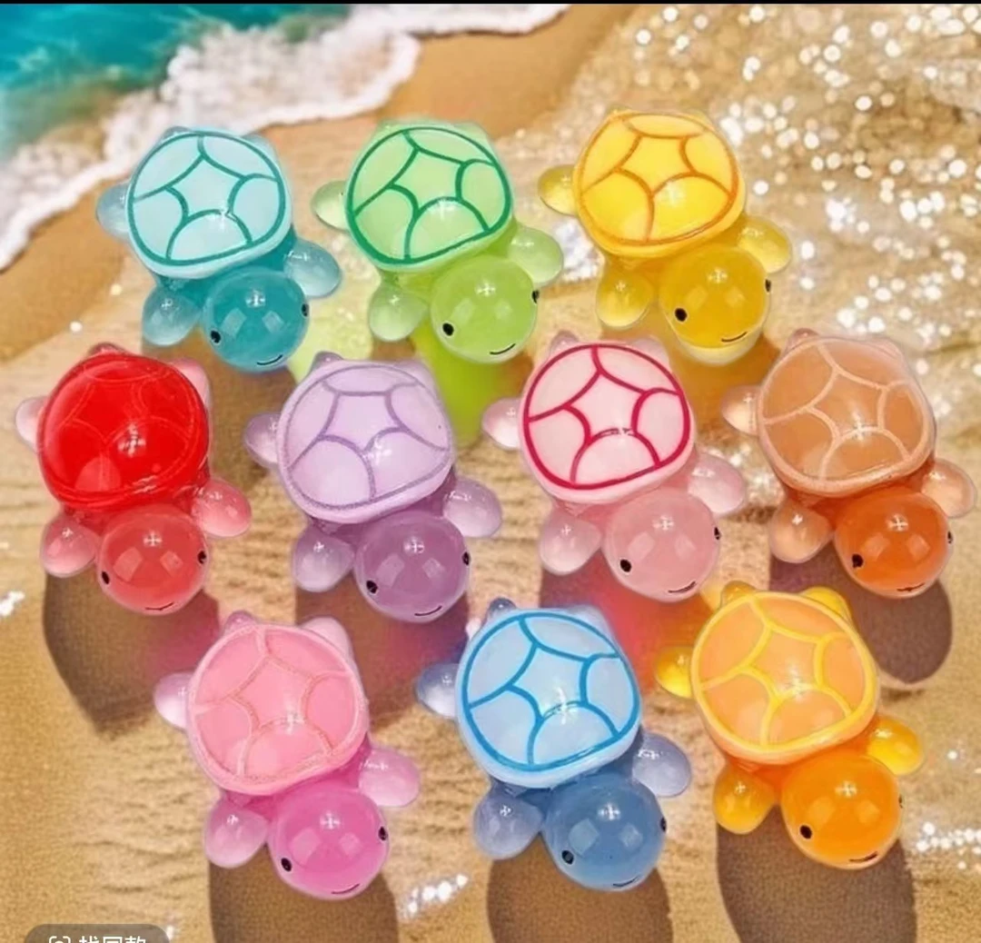 福利【迷你30只】夜光乌龟对对碰手工神器创意DIY玩具摆件网红动物