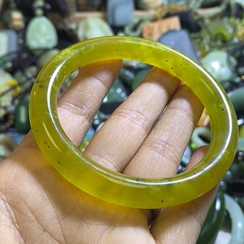 岫玉未镶嵌手镯58/59口径