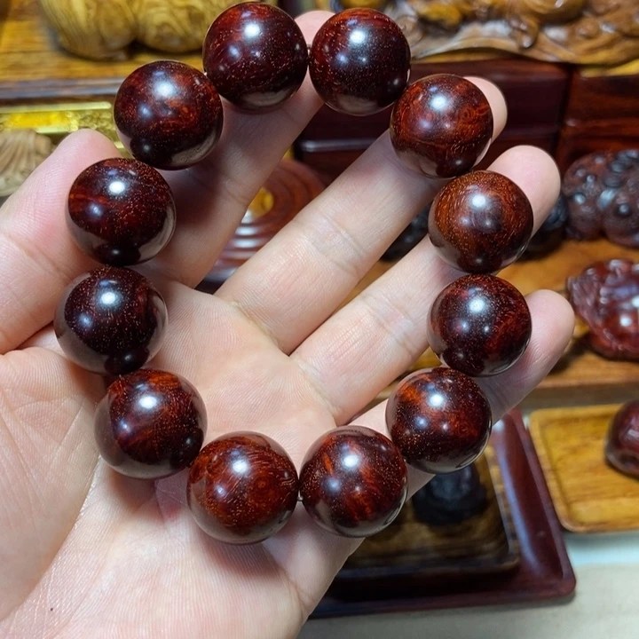 檀香紫檀（小叶紫檀）瘤疤手串