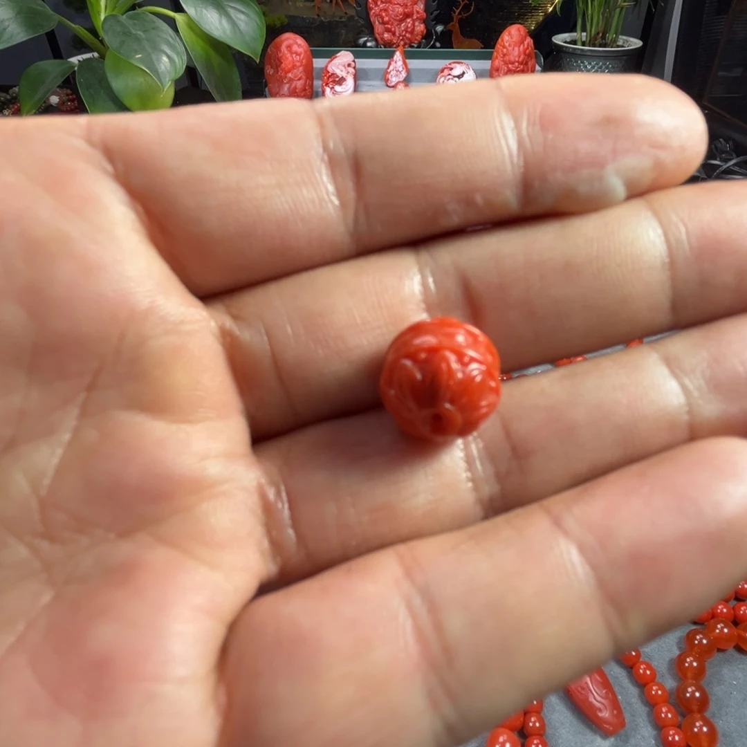 南红玛瑙手链未镶嵌问*卍