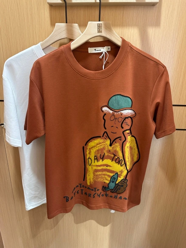 含辰生活潮流卡通印花休闲半袖男装T恤短袖圆领435107