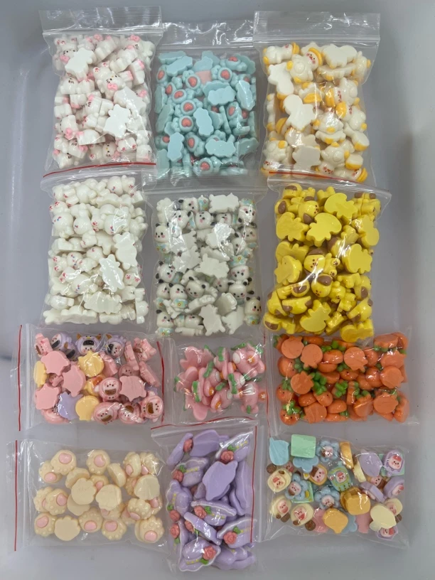 奶油胶卡通树脂配件DIY手工材料用于手机壳发夹装饰