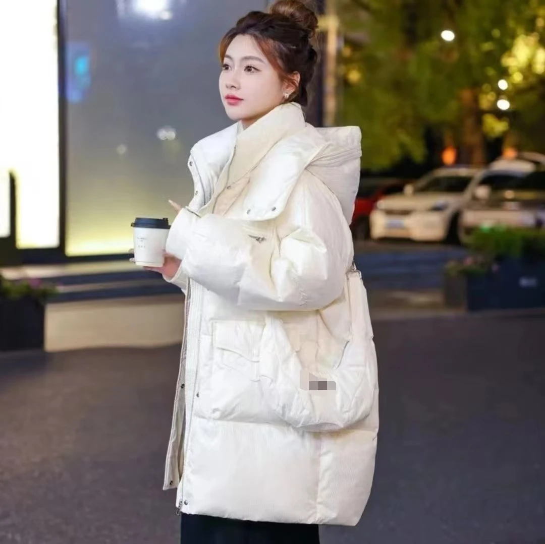 冬季新款美拉德短中长款外套厚绒衣1520原配包包款