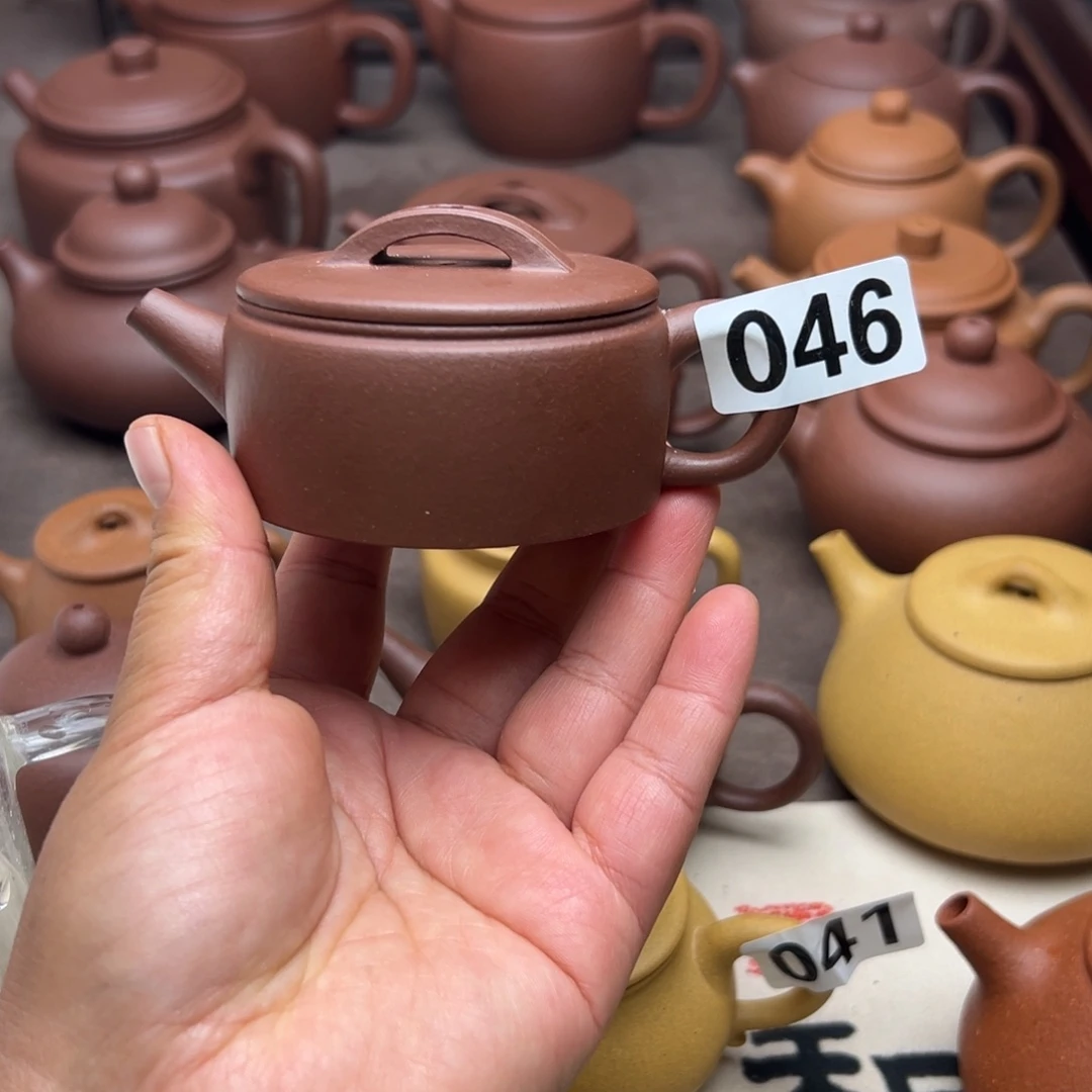 紫砂茶壶底槽清半手工80cc左右