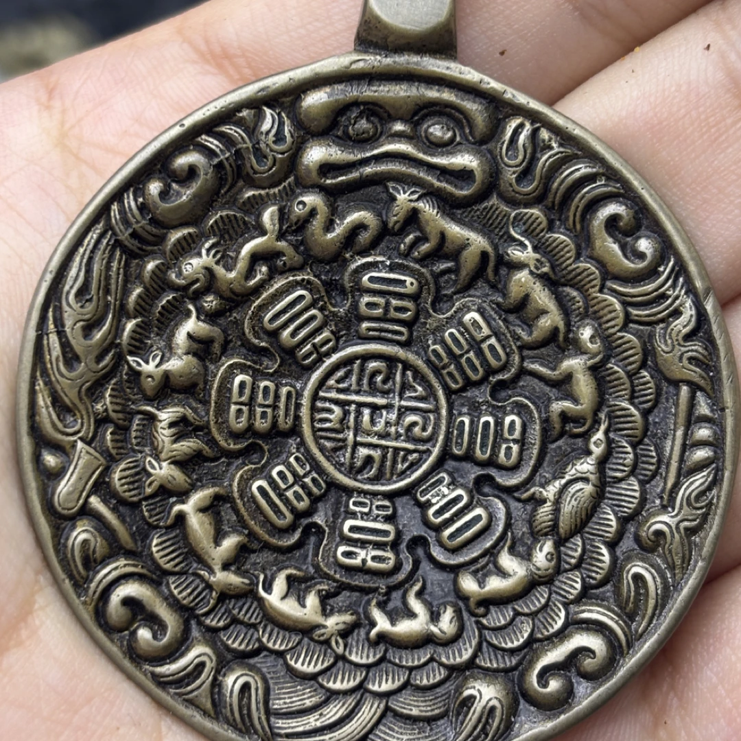 吊坠足银 白立马铜 蛙嘴