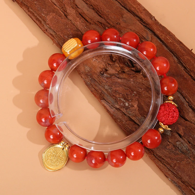 大黑天南红手串(多样性发货)【0212】