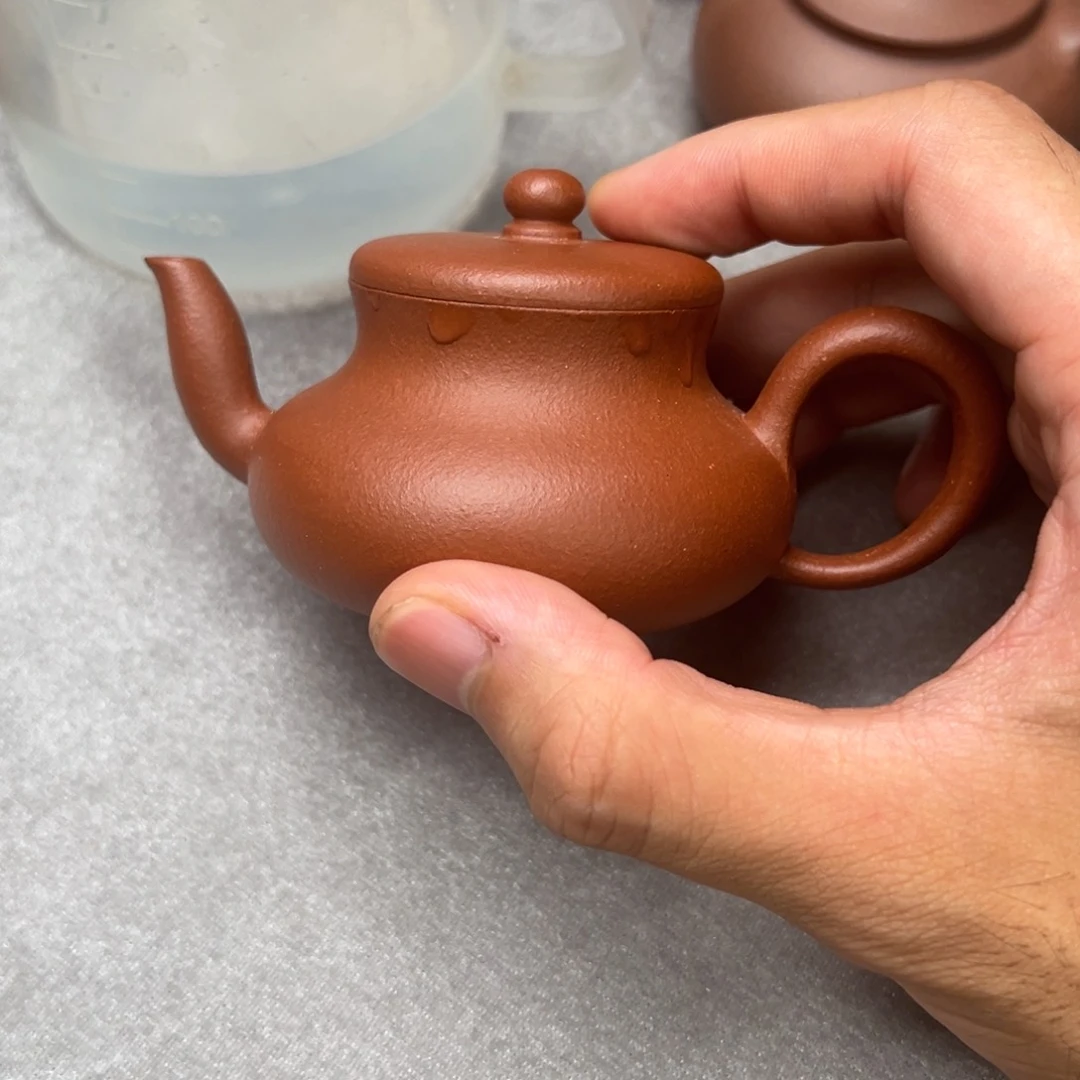 茶壶紫砂红降坡君德