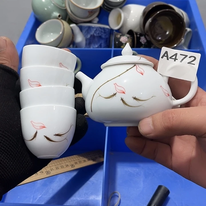瓷片默认微瑕瓷器、茶具、壶、摆件，介意勿拍