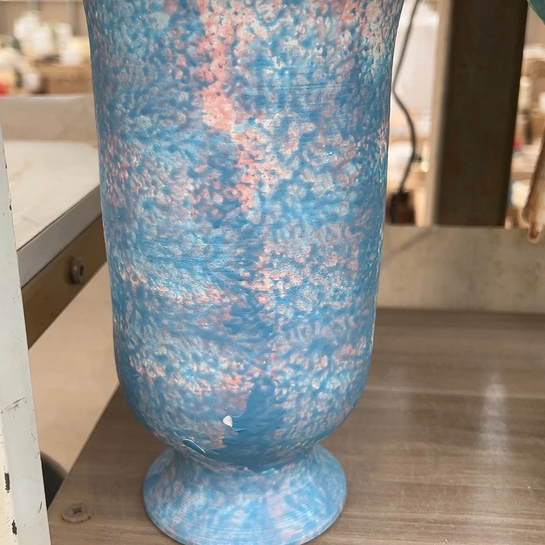 875蓝景德镇陶瓷口10高20瑕疵